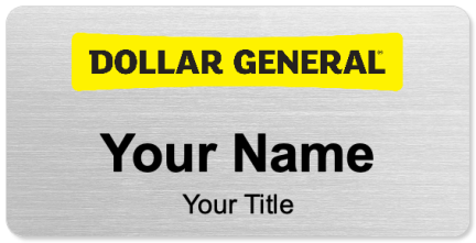 Custom name badges for Dollar General