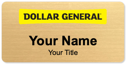 Custom name badges for Dollar General