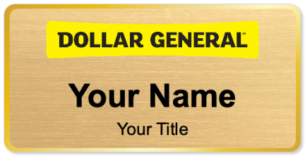 Custom name badges for Dollar General