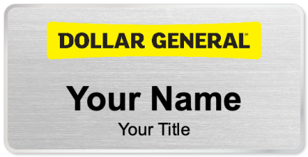 Custom name badges for Dollar General