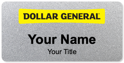 Custom name badges for Dollar General