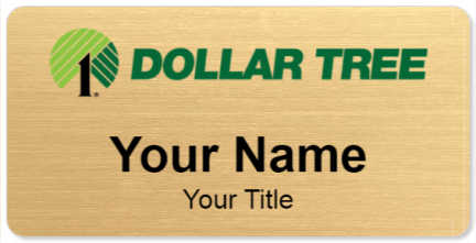Custom name badges for Dollar Tree