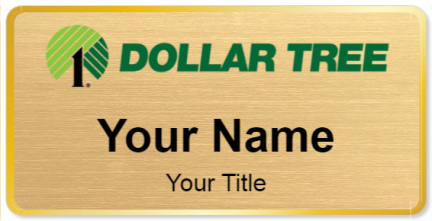 Custom name badges for Dollar Tree