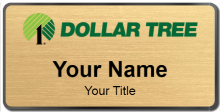 Custom name badges for Dollar Tree