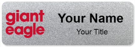 Custom name badges for Giant Eagle