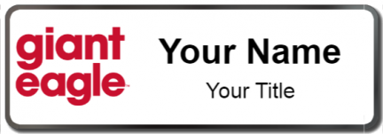 Custom name badges for Giant Eagle