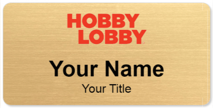 Custom name badges for Hobby Lobby