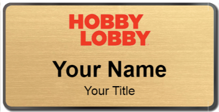 Custom name badges for Hobby Lobby