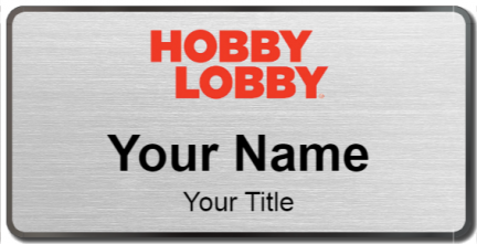 Custom name badges for Hobby Lobby