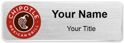 Custom name badges for Chipotle