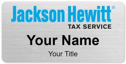 Custom name badges for Jackson Hewitt