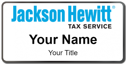 Custom name badges for Jackson Hewitt