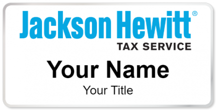 Custom name badges for Jackson Hewitt