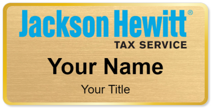 Custom name badges for Jackson Hewitt