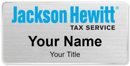 Custom name badges for Jackson Hewitt