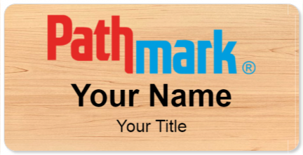 Custom name badges for Pathmark