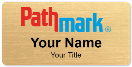 Custom name badges for Pathmark