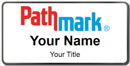 Custom name badges for Pathmark