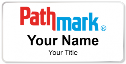 Custom name badges for Pathmark