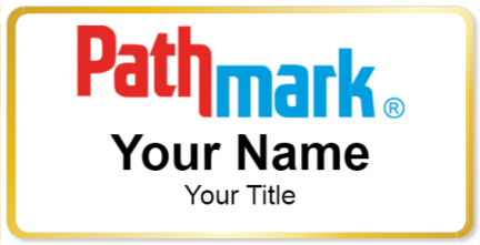 Custom name badges for Pathmark