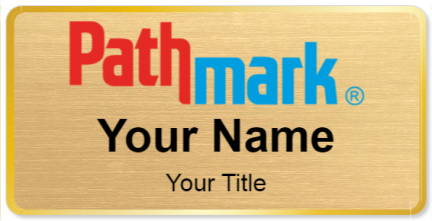 Custom name badges for Pathmark