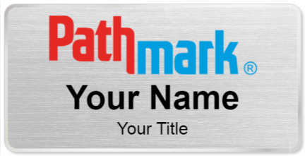 Custom name badges for Pathmark
