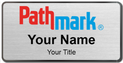 Custom name badges for Pathmark