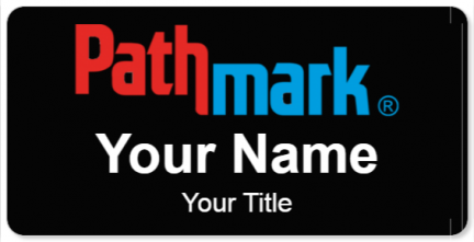 Custom name badges for Pathmark