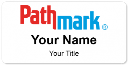 Custom name badges for Pathmark