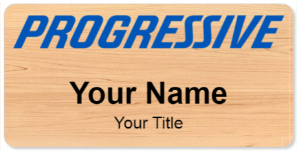 Custom name badges for Progressive