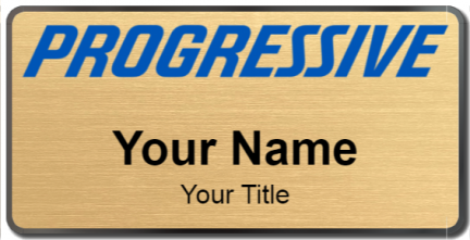 Custom name badges for Progressive