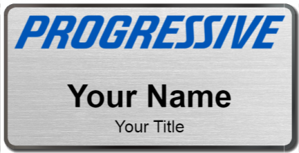 Custom name badges for Progressive