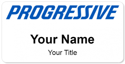 Custom name badges for Progressive