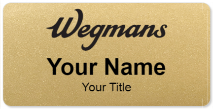 Custom name badges for Wegmans