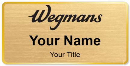 Custom name badges for Wegmans