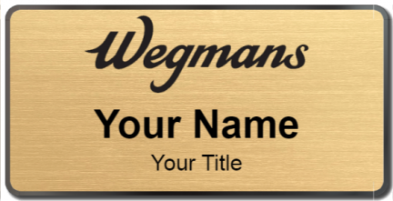 Custom name badges for Wegmans