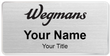 Custom name badges for Wegmans