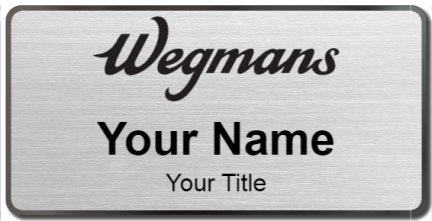 Custom name badges for Wegmans