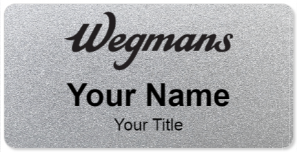 Custom name badges for Wegmans