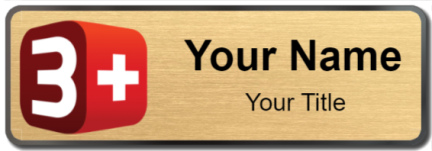 Custom name badges for 3Plus TV