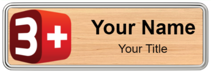 Custom name badges for 3Plus TV