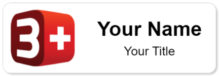 Custom name badges for 3Plus TV