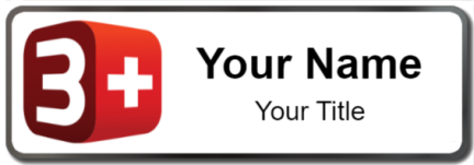 Custom name badges for 3Plus TV