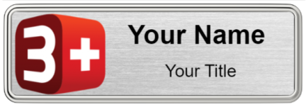 Custom name badges for 3Plus TV