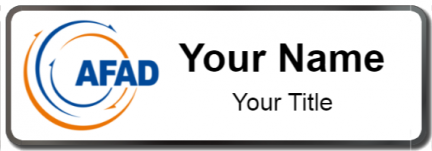 Custom name badges for AFAD