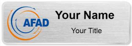Custom name badges for AFAD