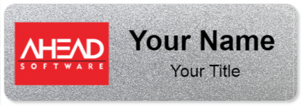 Custom name badges for Ahead Software