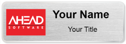 Custom name badges for Ahead Software