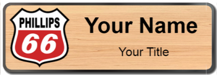 Custom name badges for Phillips 66