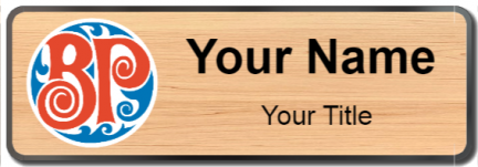 Custom name badges for Boston Pizza